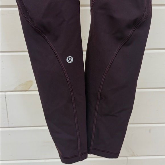 Lululemon Time To Sweat 7/8 Tight 25" Plum Shadow Size 2 - Picture 6 of 10